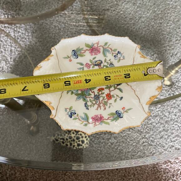 Aynsley PEMBROKE Dish Reproduction 18th Century Design England Fine China - Picture 8 of 13